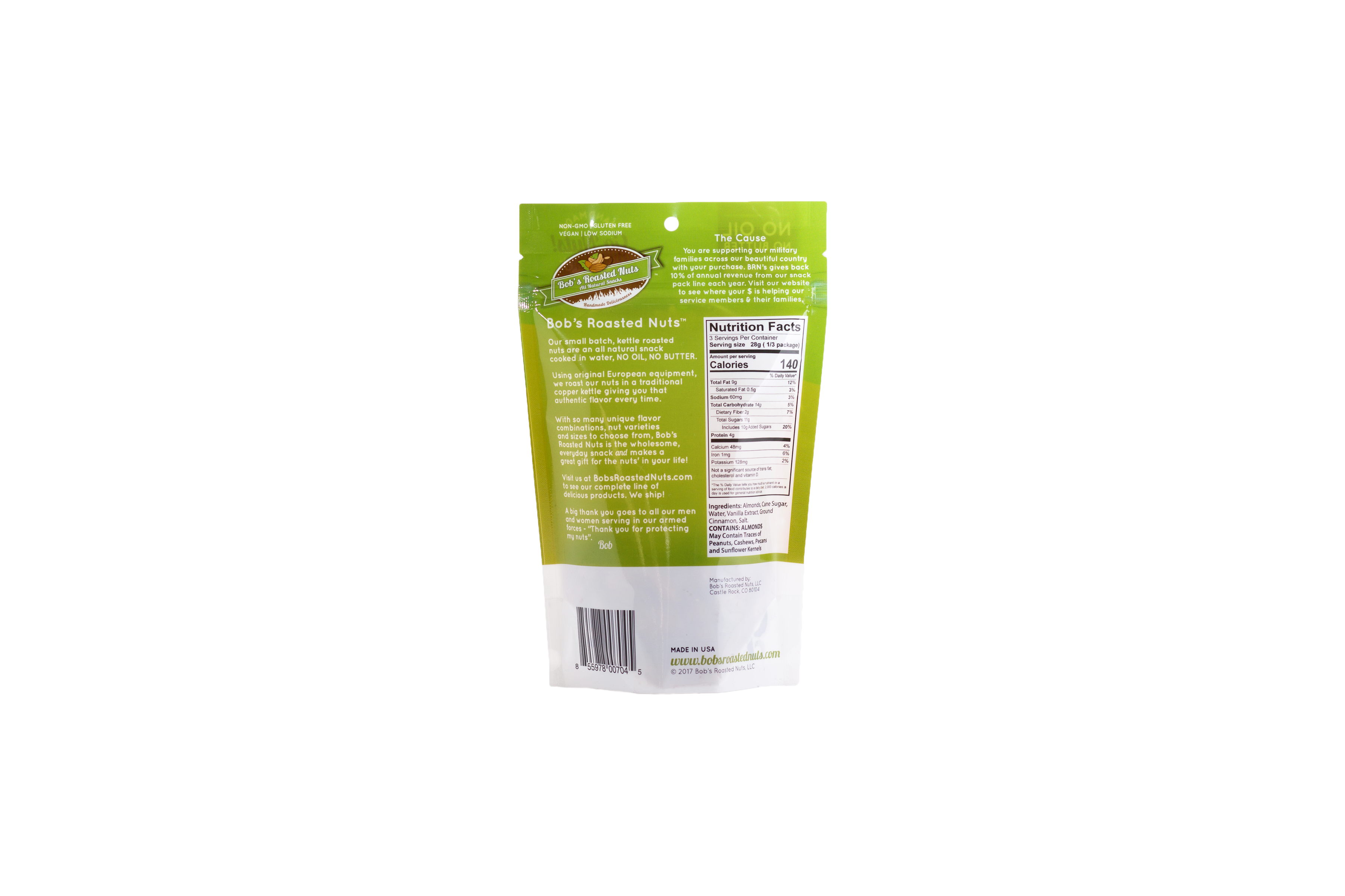 Cinnamon Almond Snack Packs (Qty 6)
